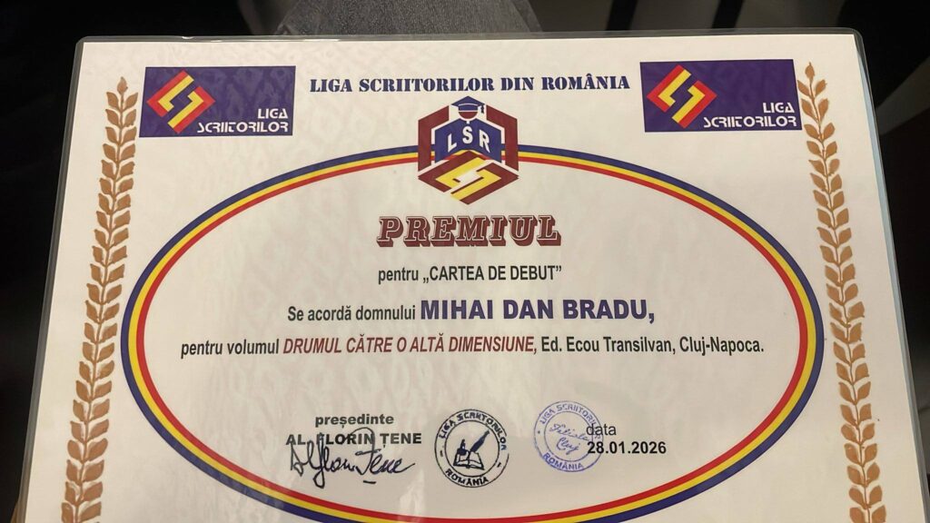 O carte de debut care a primit recunoaștere